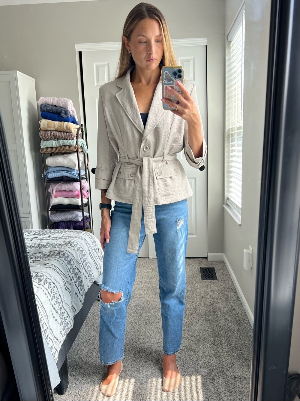 89th & Madison Belted Blazer